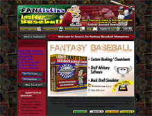 Tablet Screenshot of fantasyplayerprojections.com